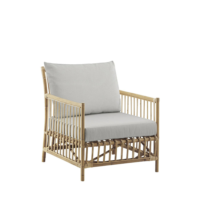 Caroline Lounge Chair - Sika Design - Chairs - Black - Tempotest White Canvas - HORNE