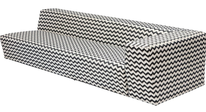 Caroline Outdoor Sofa In Zigzag