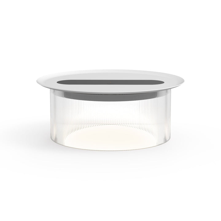 Carousel Table Lamp - Pablo Designs - Table + Task - 4.3" x 12" - Clear - White - HORNE