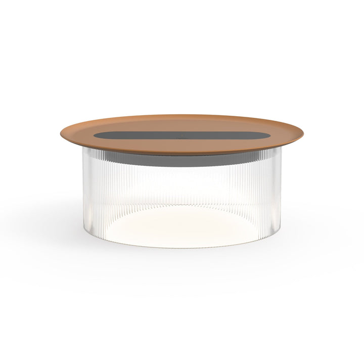 Carousel Table Lamp - Pablo Designs - Table + Task - 4.3" x 12" - Clear - Terracotta - HORNE