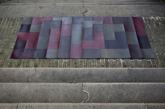 Carpet Mathé - Dark - Oscar Maschera - Rugs - 39.3" x 94.4" - HORNE