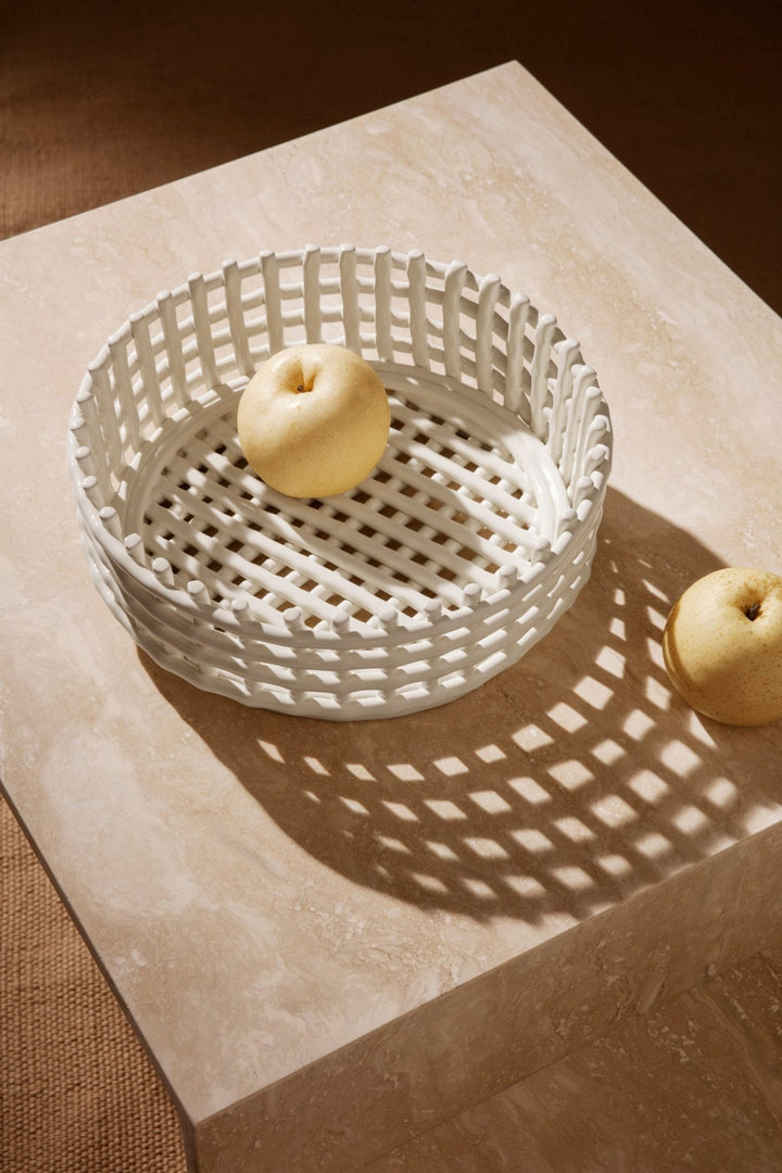 Ceramic Centrepiece - Ferm Living - Serveware - Off - White - HORNE