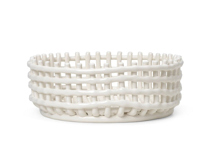 Ceramic Centrepiece - Ferm Living - Serveware - Off - White - HORNE