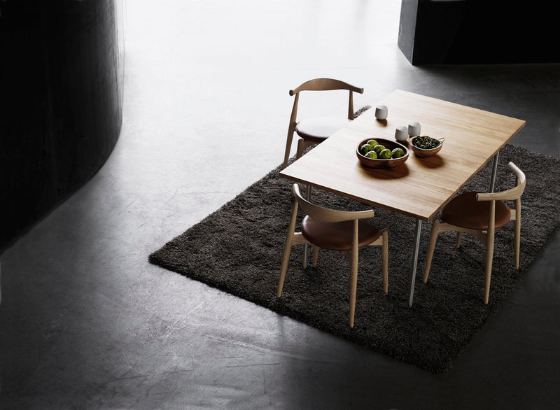 CH20 Elbow Chair - Carl Hansen & Son - Chairs - Soaped Beech - Fabric - Gabriel Mood - 04104 - HORNE