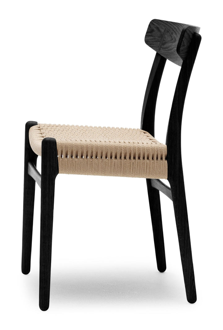 CH23 Dining Chair - Natural Paper Cord - Carl Hansen & Son - Chairs - Oiled Walnut - HORNE
