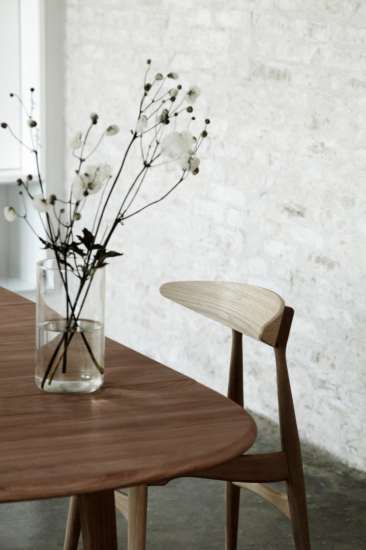 CH33P Dining Chair - Carl Hansen & Son - Chairs - Black Beech/Remix 753 Fabric - HORNE