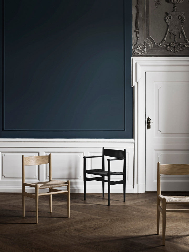 CH37 Dining Chair - Carl Hansen & Son - Chairs - White Oiled Oak/Natural Cord - HORNE