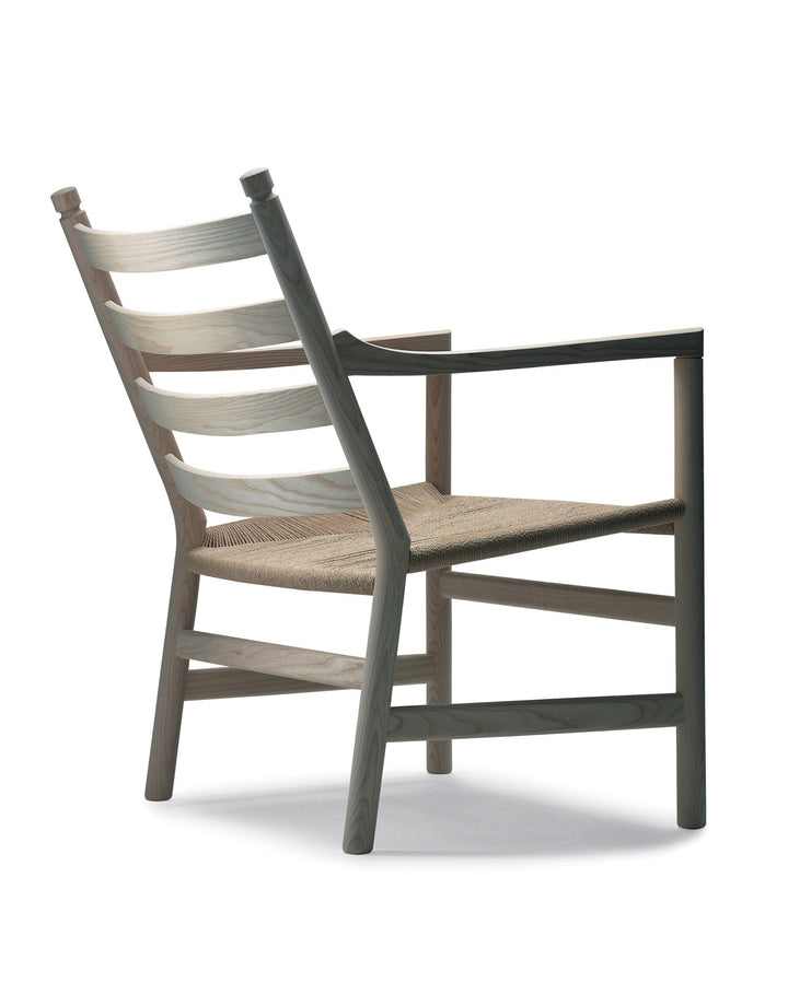 CH44 Lounge Chair - Carl Hansen & Son - Chairs - Black Oak/Natural Cord - HORNE