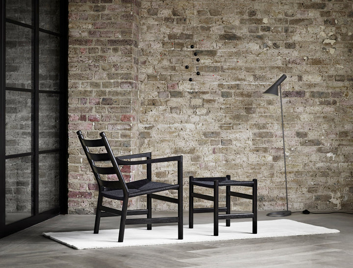 CH44 Lounge Chair - Carl Hansen & Son - Chairs - Black Oak/Natural Cord - HORNE