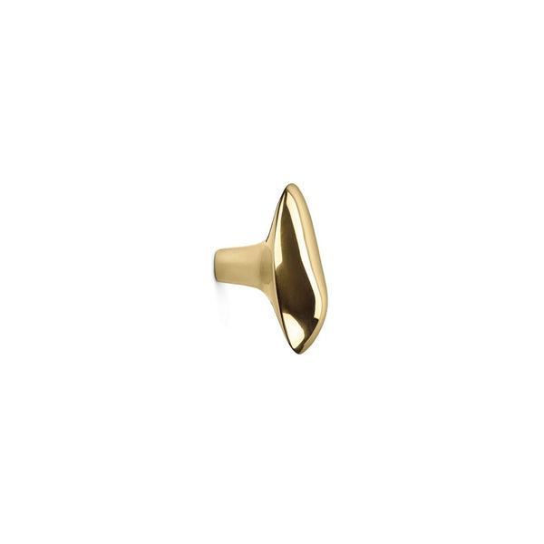 Chanterelle Hook - Ferm Living - Hangers & Hooks - Brass - HORNE