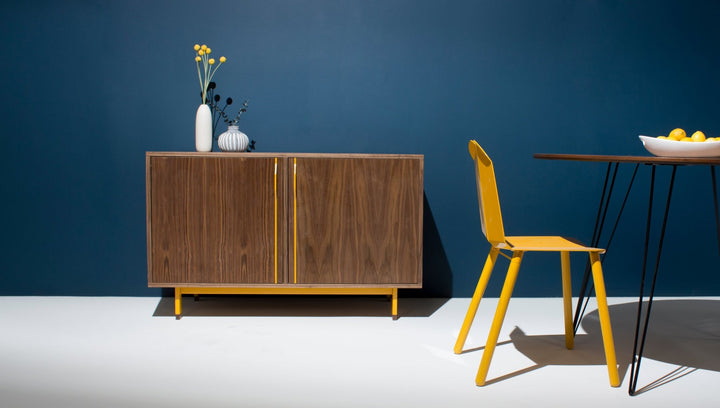 Chapman Double Unit Storage Cabinet - Maple - Tronk - Sideboards + Cabinets - Navy - HORNE