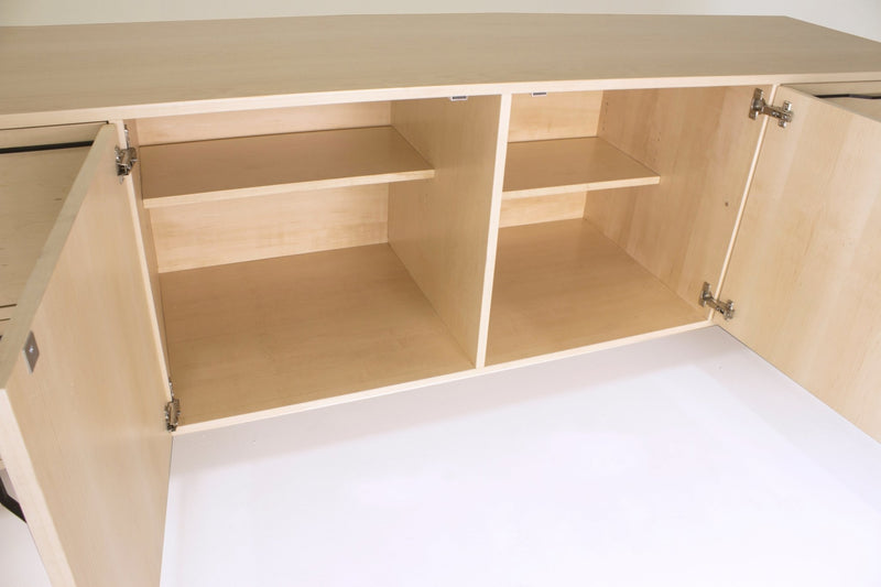 Chapman Large Credenza Storage Unit - Maple - Tronk - Sideboards + Cabinets - Black - HORNE