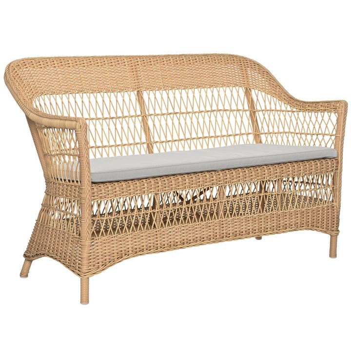 Charlot 2 - Seater Sofa - Exterior - Sika Design - Outdoor Furniture - Natural - Snow White 100% Polyester - HORNE