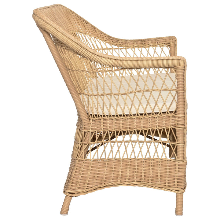Charlot 2 - Seater Sofa - Exterior - Sika Design - Outdoor Furniture - Natural - Tempotest Canvas White - HORNE