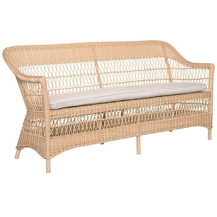 Charlot 3 - Seater Sofa - Exterior - Sika Design - Outdoor Furniture - Natural - Sunbrella Sailcloth Seagull - HORNE