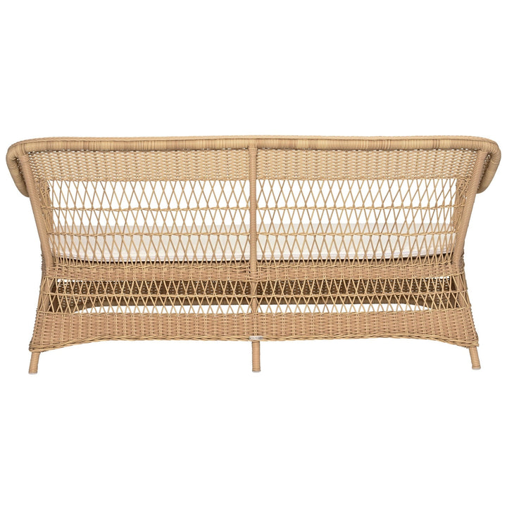 Charlot 3 - Seater Sofa - Exterior - Sika Design - Outdoor Furniture - Natural - Tempotest Canvas White - HORNE