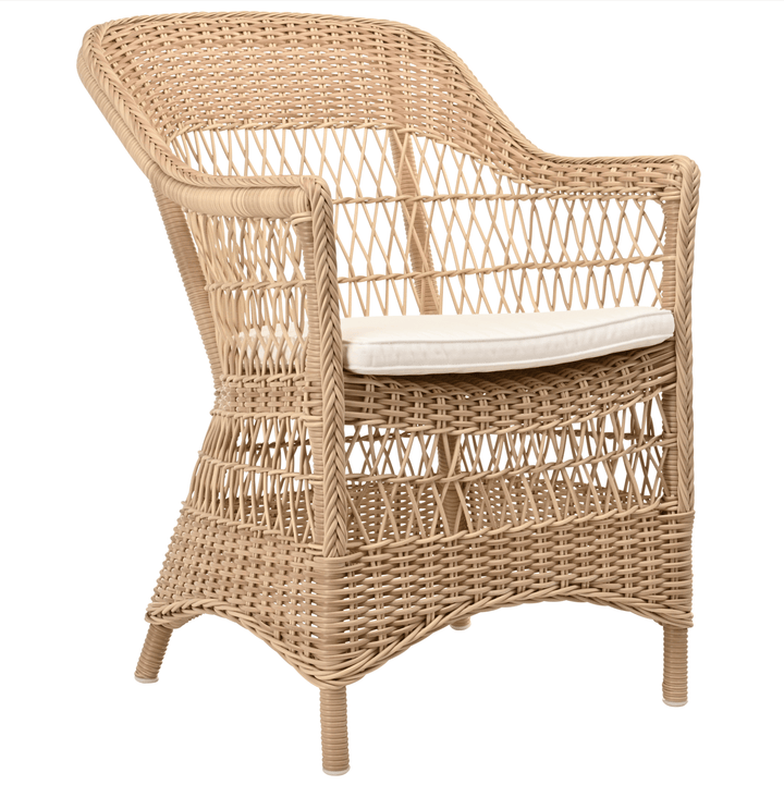 Charlot Chair - Exterior - Sika Design - Outdoor Furniture - Natural - Tempotest Canvas White - HORNE