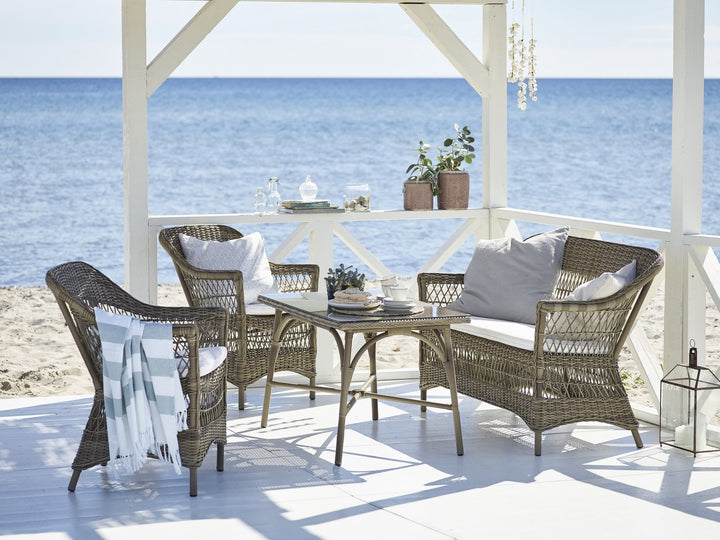 Charlot Chair - Exterior - Sika Design - Outdoor Furniture - Natural - Snow White 100% Polyester - HORNE