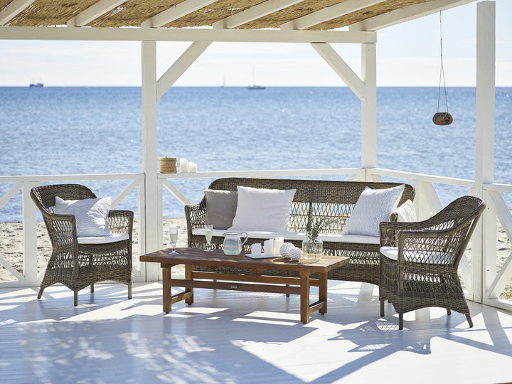 Charlot Chair - Exterior - Sika Design - Outdoor Furniture - Natural - Snow White 100% Polyester - HORNE