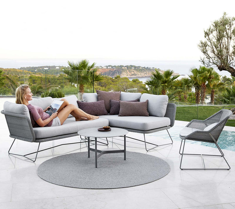 Circle Outdoor Carpet - Cane Line - Outdoor Furniture - Large - Dark Green - HORNE