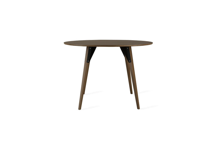 Clarke Large Circle Dining Table - Walnut - Tronk - Tables + Desks - White - HORNE