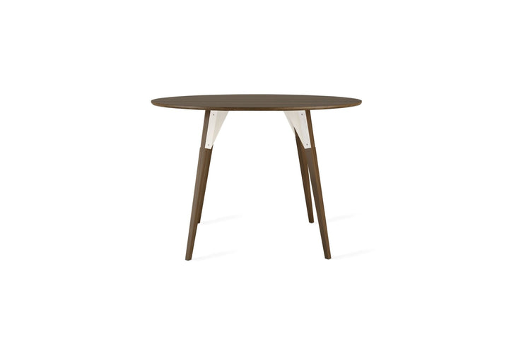 Clarke Large Circle Dining Table - Walnut - Tronk - Tables + Desks - White - HORNE