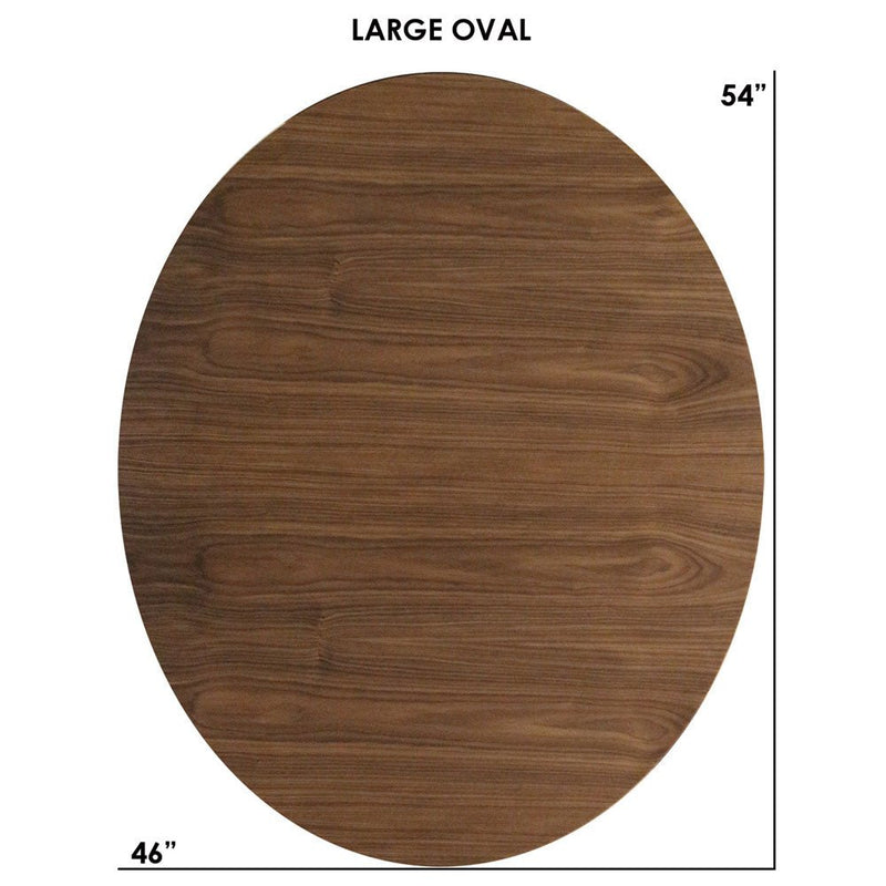 Clarke Large Oval Dining Table - Walnut - Tronk - Tables + Desks - Black - HORNE