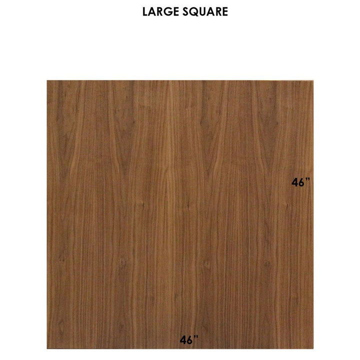 Clarke Large Square Dining Table - Walnut - Tronk - Tables + Desks - White - HORNE