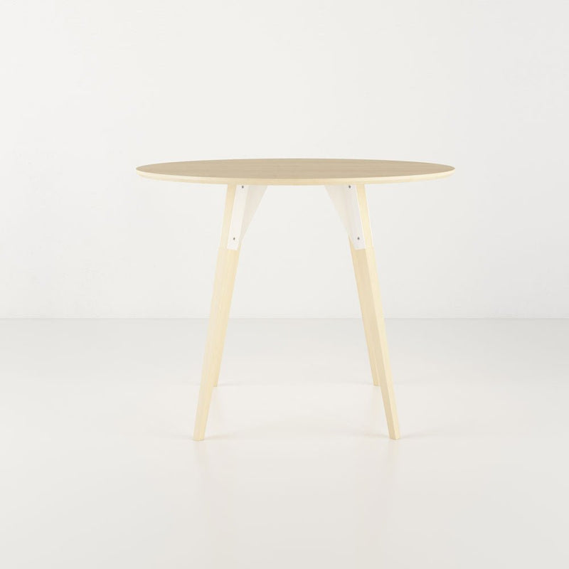 Clarke Small Circle Dining Table - Maple - Tronk - Tables + Desks - Black - HORNE