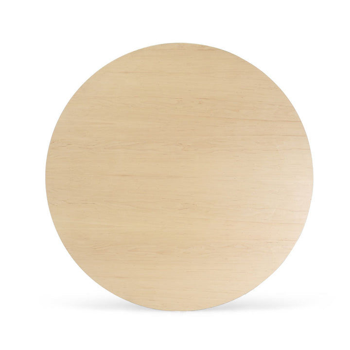 Clarke Small Circle Dining Table - Maple - Tronk - Tables + Desks - White - HORNE