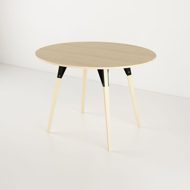 Clarke Small Oval Dining Table - Maple - Tronk - Tables + Desks - Black - HORNE