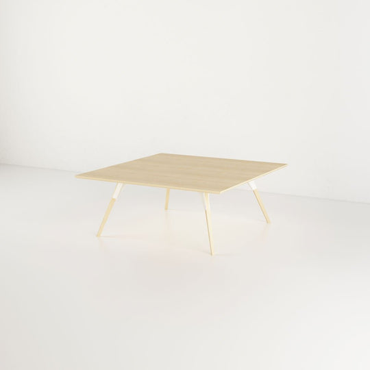 Clarke Small Square Coffee Table - Maple - Tronk - Tables + Desks - White - HORNE