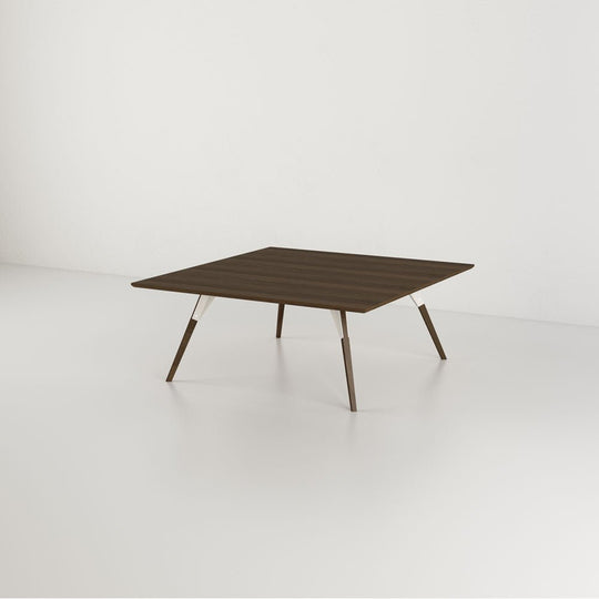 Clarke Small Square Coffee Table - Walnut - Tronk - Tables + Desks - White - HORNE