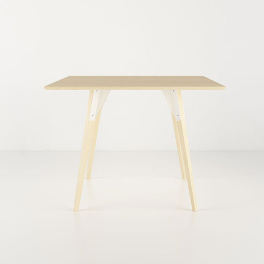 Clarke Small Square Dining Table - Maple - Tronk - Tables + Desks - White - HORNE