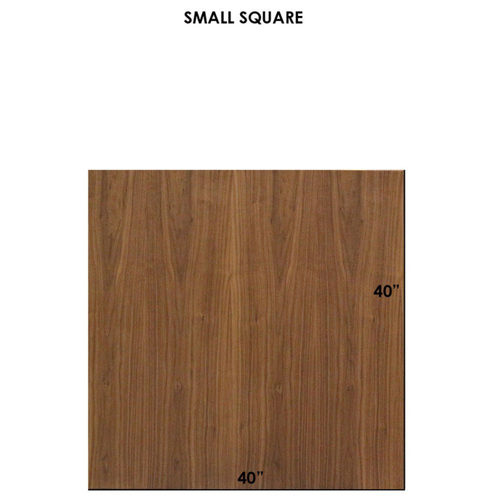 Clarke Small Square Dining Table - Walnut - Tronk - Tables + Desks - White - HORNE