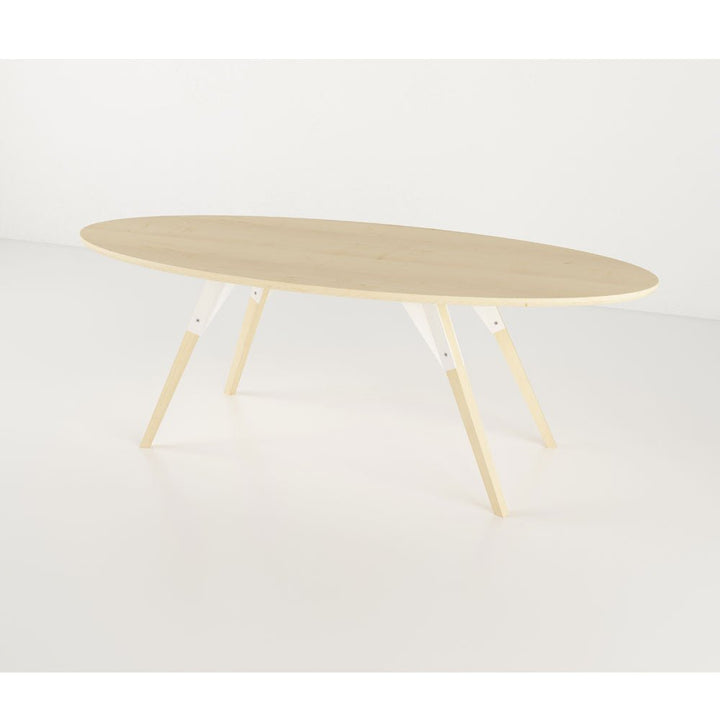 Clarke Thin Oval Coffee Table - Maple - Tronk - Tables + Desks - White - HORNE