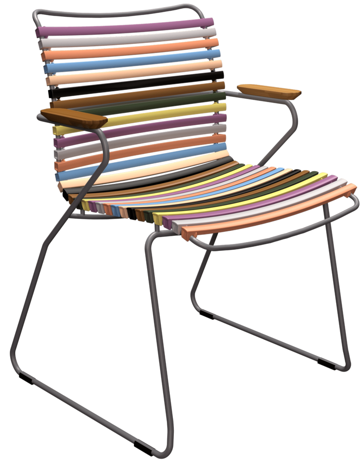 CLICK Outdoor Dining Chair w/Armrests - HOUE - Outdoor Furniture - Multi Color 1 - HORNE