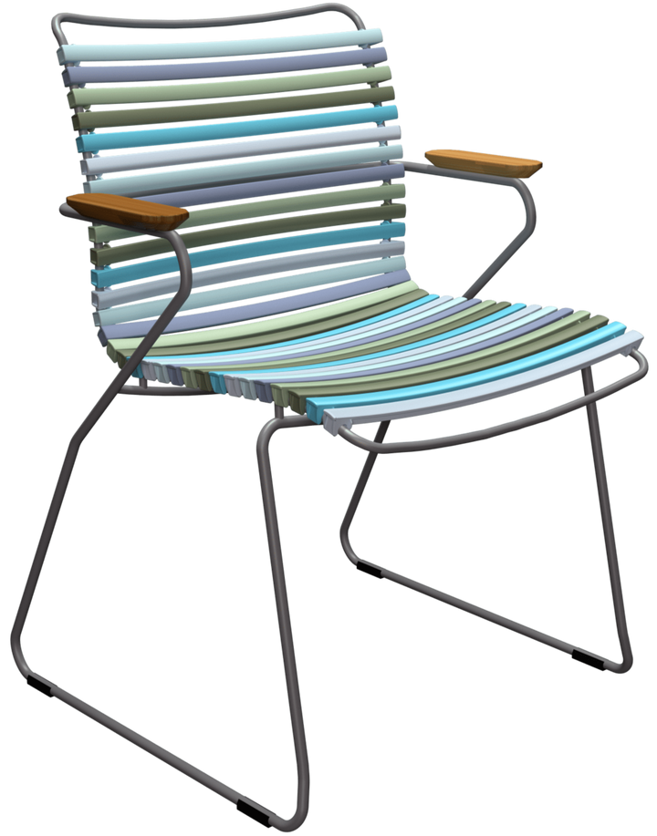 CLICK Outdoor Dining Chair w/Armrests - HOUE - Outdoor Furniture - Multi Color 2 - HORNE