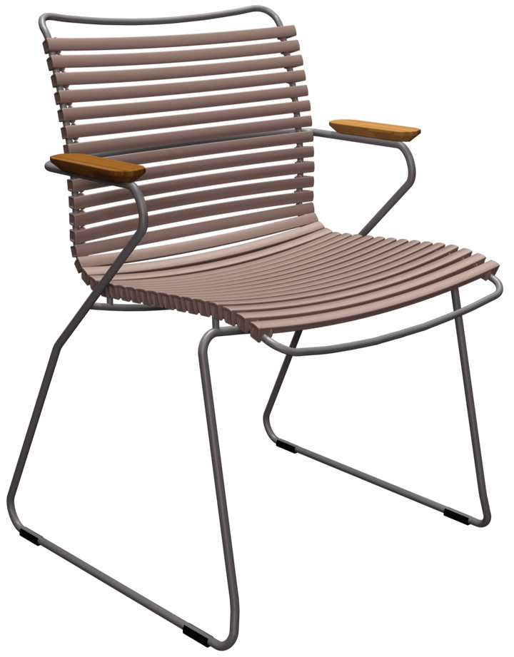 CLICK Outdoor Dining Chair w/Armrests - HOUE - Outdoor Furniture - Sand - HORNE