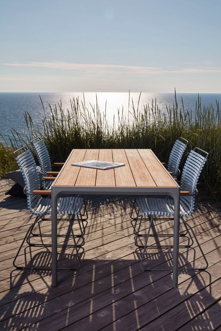 CLICK Outdoor Dining Chair w/Armrests - Tall Back - HOUE - Outdoor Furniture - Dark Blue - HORNE