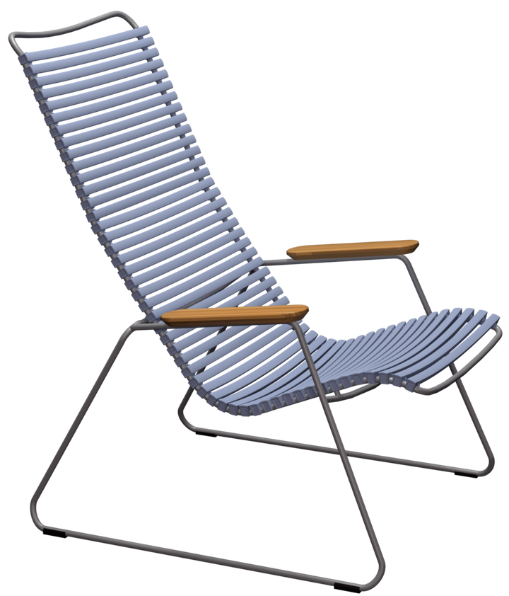CLICK Outdoor Lounge Chair - HOUE - Outdoor Furniture - Pigeon Blue - HORNE