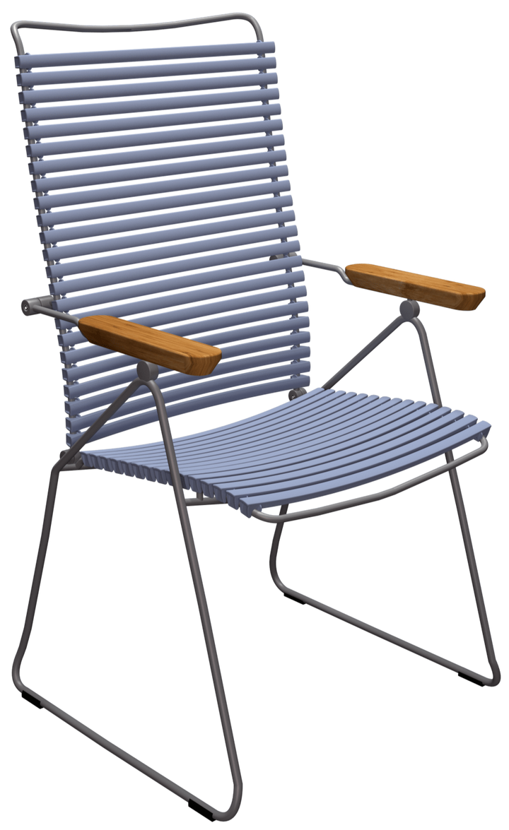 CLICK Outdoor Position Chair - HOUE - Outdoor Furniture - Pigeon Blue - HORNE