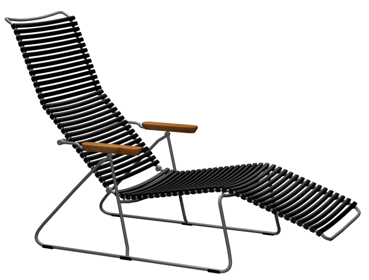 CLICK Sunlounger - HOUE - Outdoor Furniture - Black - HORNE