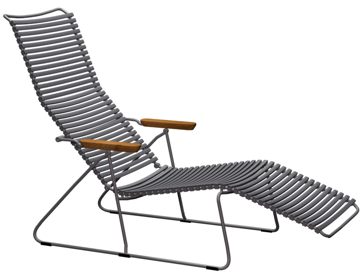 CLICK Sunlounger - HOUE - Outdoor Furniture - Dark Grey - HORNE