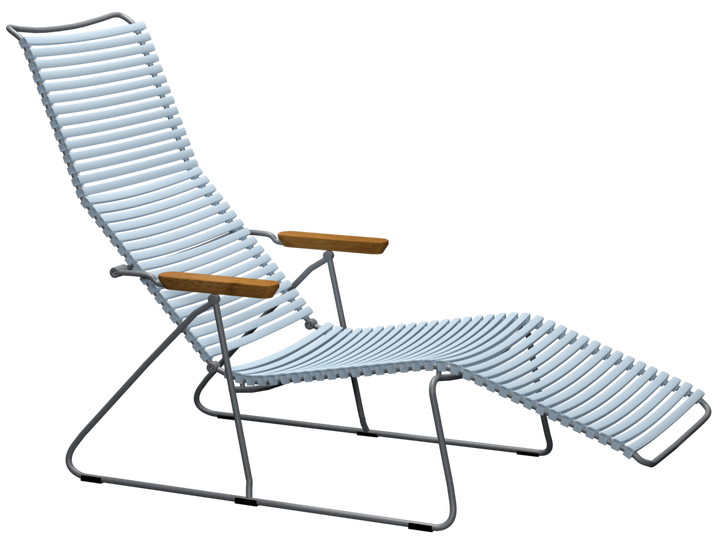 CLICK Sunlounger - HOUE - Outdoor Furniture - Dusty Light Blue - HORNE