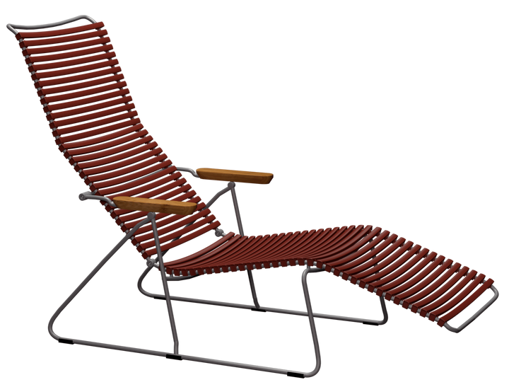 CLICK Sunlounger - HOUE - Outdoor Furniture - Paprika - HORNE