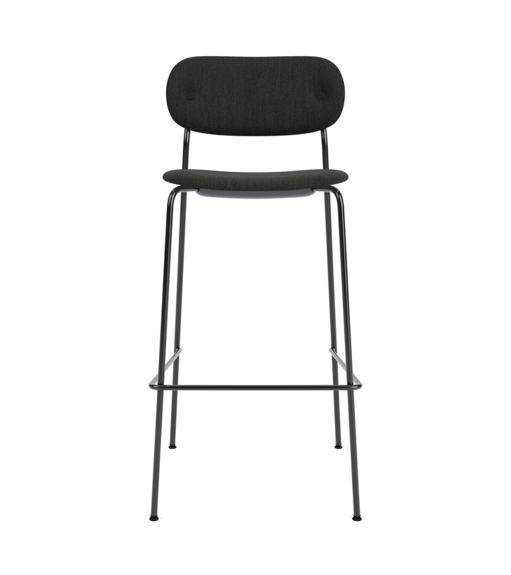 Co Bar Chair - Fully Upholstered - Audo Copenhagen - Chairs - Black Frame/ Re - wool 0198 (Black) - HORNE