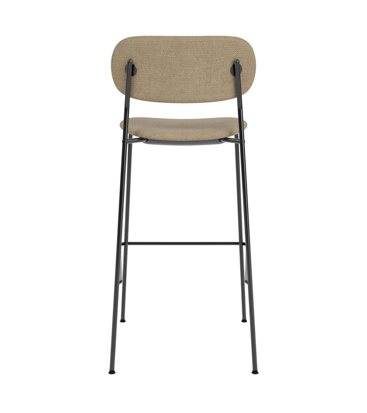 Co Bar Chair - Fully Upholstered - Audo Copenhagen - Chairs - Black Frame/ Audo Boucle 02 (Beige) - HORNE
