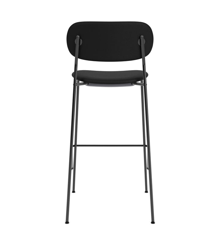 Co Bar Chair - Fully Upholstered - Audo Copenhagen - Chairs - Black Frame/ Sierra Leather 1001 (Black) - HORNE