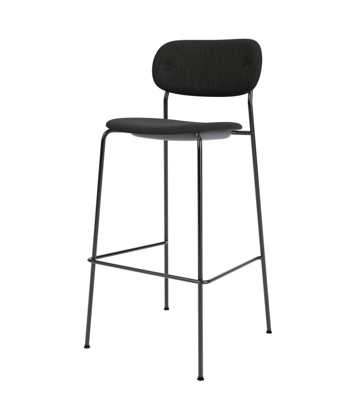 Co Bar Chair - Fully Upholstered - Audo Copenhagen - Chairs - Black Frame/ Re - wool 0198 (Black) - HORNE